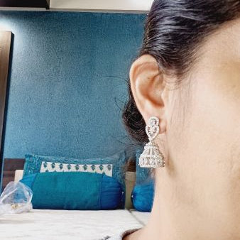 Silver Kanya Jhumki