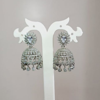 Silver Keya Jhumki