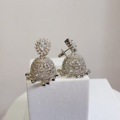 Silver Keya Jhumki
