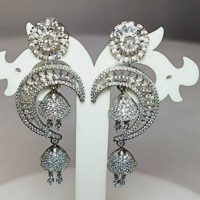 Silver Pahal Jhumkis