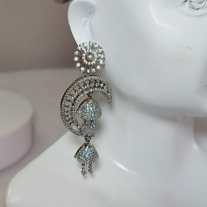 Silver Pahal Jhumkis