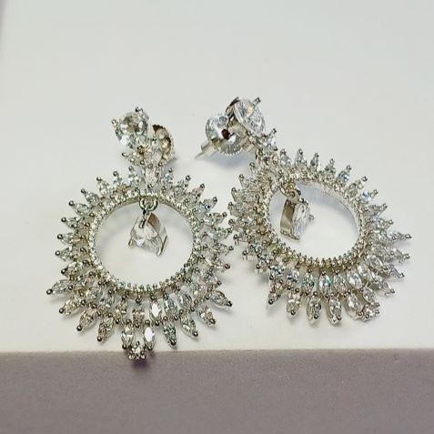 Silver Payal Dangler