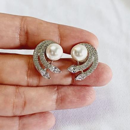 Silver Ragini Studs