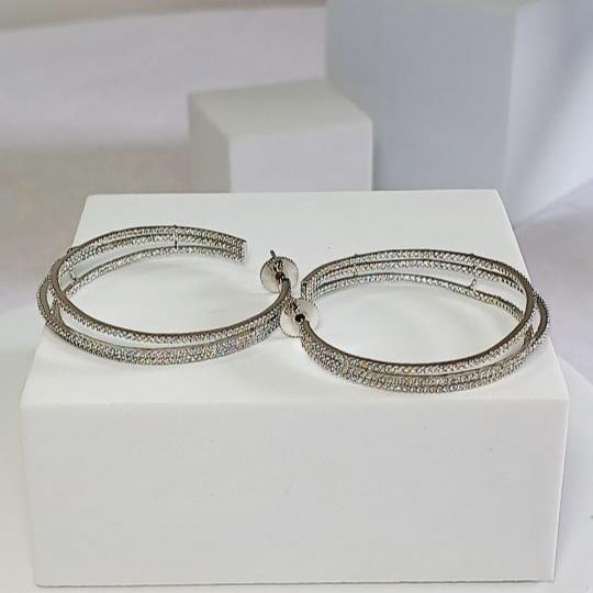 Silver Sahana Hoops