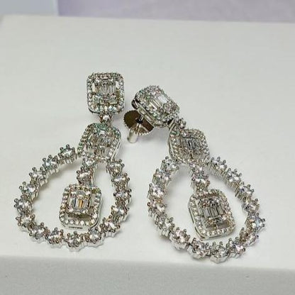 Silver Saira Dangler