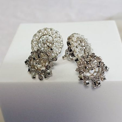 Silver Saisha Stud Jhumki