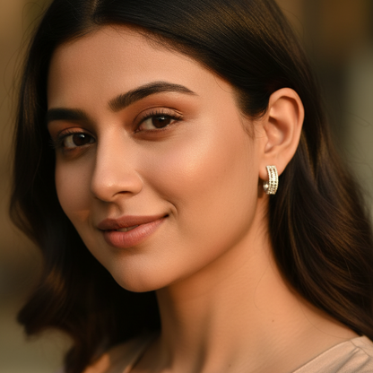 Silver Shital Diamond Balis