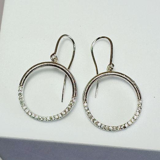 Silver Sonia Hoops