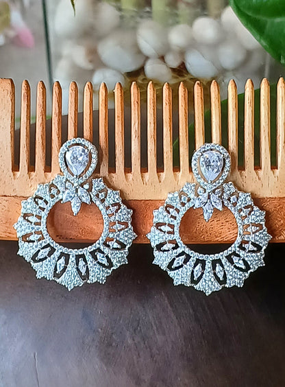 Silver Zara Chandbali