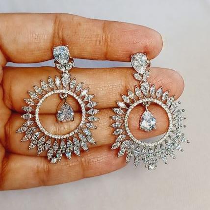 Silver Payal Dangler