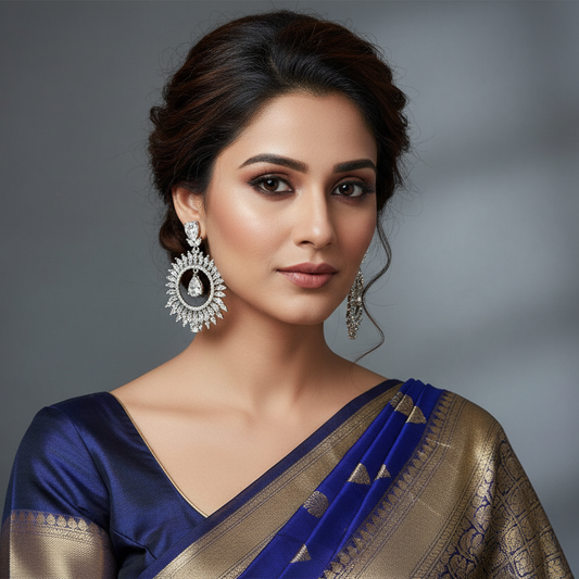 Silver Payal Dangler